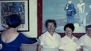 1960's era 8mm Found Footage VFW Banquet Military Soldier's Dance Party Celebration