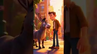 Story of Poor donkey 🐮 and wise man 🧑&zwj;💼#story #viral