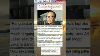 Ari Lasso Jaga Pola Makan Usai Kanker #viral #artist #arilasso #kanker #dewa19 #news #makan #new