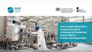 Initiatives to Modernise Dairy Exports