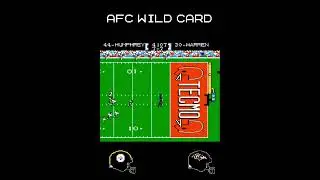AFC Wild Card Prediction #Ravens #Steelers #TecmoSuperBowl #NFL