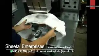 Ultrasonic cup type mask making machine