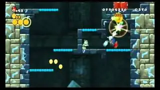 [New Super Mario Bros. Wii] WORLD 3-Tower Walkthrough (All Star Coins)