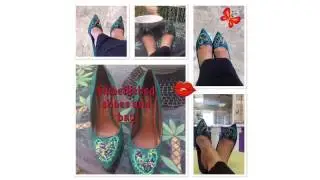 Green Bag & Heels