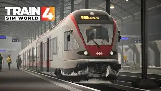 Schweizer FLIRT | Luzern Sursee SBB | TSW 4 - TRAIN SIM WORLD 4 #15