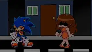 FNF (Depression & insane) Isolated V2 & lunacy V2 but Alt Sonic (me) & GF sings it  (cover) 