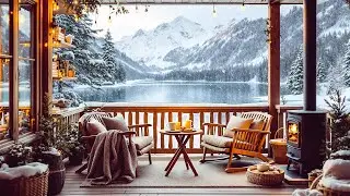 Cozy Fireplace Winter Jazz Piano Ambience for Studying