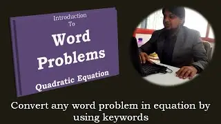 Introduction to word problems-Part 1/quadratic equation/word problem of quadratic equation/Akbar sir
