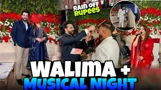 Finally Walima Event ! Rain of rupees!