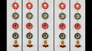 Beautiful and attractive DIY wall decor/hanging using old bangles || diwali/festive decor idea 