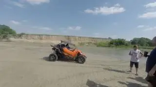 In the river near Boelus, NE