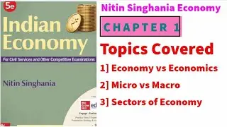 Nitin Singhania Economics in English: Chapter 1 [P1] | Indian economy for UPSC