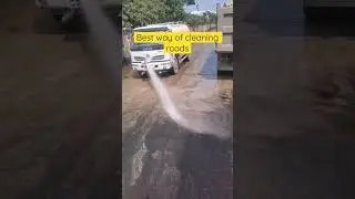 || Best Machine for Road cleaning 🤩|| #cars #shorts #trucks #clean #roads #ytshorts #
