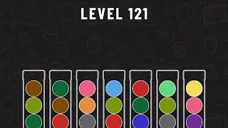 Ball Sort Puzzle Level 121 #ballsortpuzzle #ballsortpuzzlegameplay #puzzlegame #mobilegames