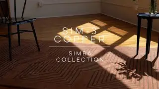 SIM-3 Copper - Modern Abstract Momeni Rug