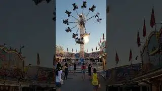 Onlookers are shocked by the ride's malfunction.