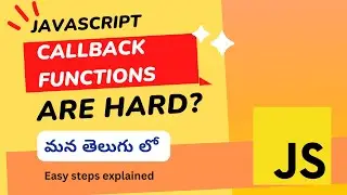 44.What are callback functions in Javascript? #weekendcodingintelugu