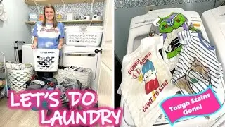 LET'S DO LAUNDRY | LOADS OF LAUNDRY MOTIVATION | 3 DAY OF LAUNDRY | FAMILY OF 6 LAUNDRY ROUTINE 2022
