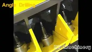 Ritec CNC Angle Steel Drilling Line Show