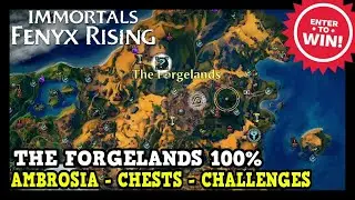 The Forgelands All Collectibles in Immortals Fenyx Rising (Ambrosia, Chests, Challenges)