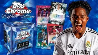 HITTING THE BIGGEST ROOKIE CHASE IN THE *NEW* TOPPS CHROME UEFA CLUB COMPETITIONS SAPPHIRE 2024/25!💰