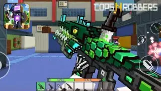 Cops N Robbers:Pixel Craft Gun Gameplay Walkthrough (Android, iOS)
