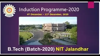 DAY-2 (Part-1): Online Induction Programme - B.Tech (Batch - 2020) NIT Jalandhar (5th December 2020)