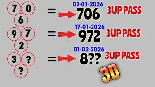 Thailand Lottery 3up Driect Set 3D-01.02.2026 | Thai Lottery Result Today Live