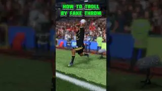 How to troll by FAKE THROW #eafc26 #shorts #fc26