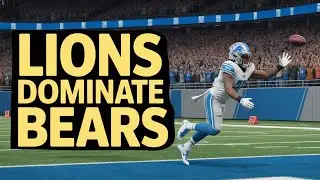 DETROIT LIONS vs CHICAGO BEARS 2025 Home Opener Showdown