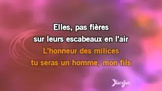 Karaoké Sous les jupes des filles - Alain Souchon *