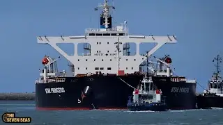 Shipspotting ROTTERDAM 2023! -  Huge bulk carrier and container ships !