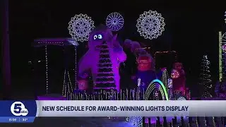 New schedule for award-winning lights display