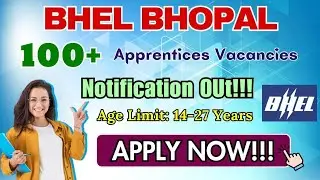 ⚡BHEL apprentice 2025 Bhopal #bhel @AnilSirITI #shortvideo #apprentice 
