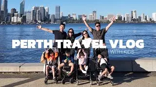 Perth Travel Vlog with Kids 🇦🇺( Busselton, Swan Valley Cuddly Animal Farm, Scitech, Elizabeth Quay )