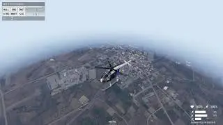 Arma3. Алтис.  Падение вертолета с высоты 1600 метров