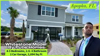 New homes for sale in Orlando, Florida | Whitestone Model Home Tour | Winding Meadows Community