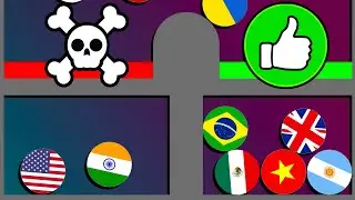 Majority Rules - 63 Country Marble Race #2