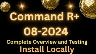 Install Command R Plus 08-2024 Locally - Full Model Review from Cohere