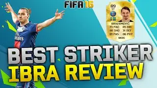BEST STRIKER in FIFA 16 ULTIMATE TEAM - FIFA 16 IBRAHIMOVIC Player Review + In Game Stats