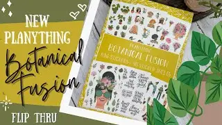 NEW PLANYTHING BOTANICAL FUSION STICKER BOOK