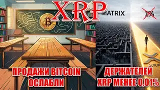 RIPPLE XRP ВЛАДЕЮТ МЕНЕЕ 0,01% ЛЮДЕЙ! BTC ИДЕТ НА 100 000$ В СВЯЗИ СО СНИЖЕНИЕМ ДАВЛЕНИЯ ПРОДАВЦОВ?