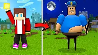 JJ стал злым БАРРИ КОПОМ в Roblox, чтобы разыграть Майки / Maizen Minecraft