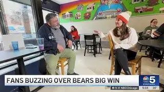 Bears fans elated by last-minute playoff win against Packers