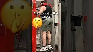 The Secret To Big Calves 😮 #shorts #calves #muscle