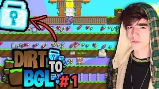 MY FIRST DIAMOND LOCK! - DIRT TO BGL #1 | Growtopia