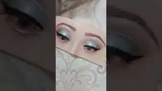soft green Classy eye look#youtubeshorts #youtube #Daneen Art