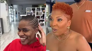 55 + Beautiful Ladies Low Cut ShortHairstyles And Haircuts Ideas For Black Women Natural Hair TWA+