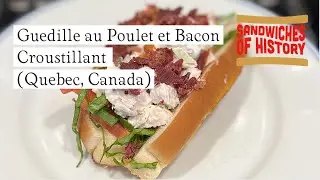 Guedille au Poulet et Bacon Croustillant (Quebec, Canada) on Sandwiches of History⁣