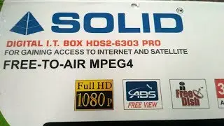 SOLID NEW 6303 PRO SET TOP BOX UNBOXING FIRST LOOK